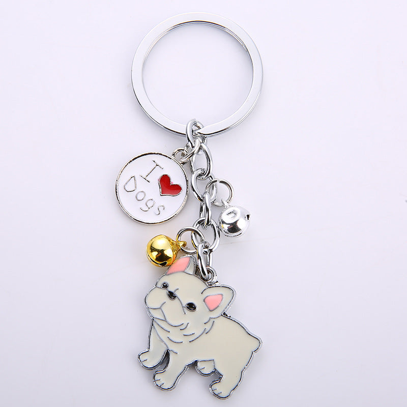 Wholesale Pet Dog Bell Metal Keychains